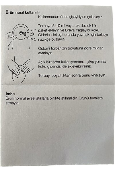Coloplast Brava® Kayganlaştırıcı Ve Koku Giderici Deodorant 7,5 Ml X 20 Adet ( 1 Kutu ) (ostomi Torbası Için)