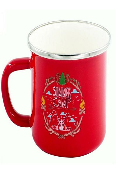 Orcamp Retro Enamel Mug Cup Adventure 330 Cc--e&donline