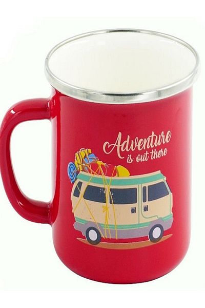 Orcamp Retro Enamel Mug Cup Adventure 330 Cc--e&donline