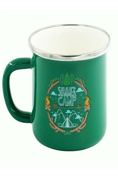 Orcamp Retro Enamel Mug Cup Adventure 330 Cc--e&donline