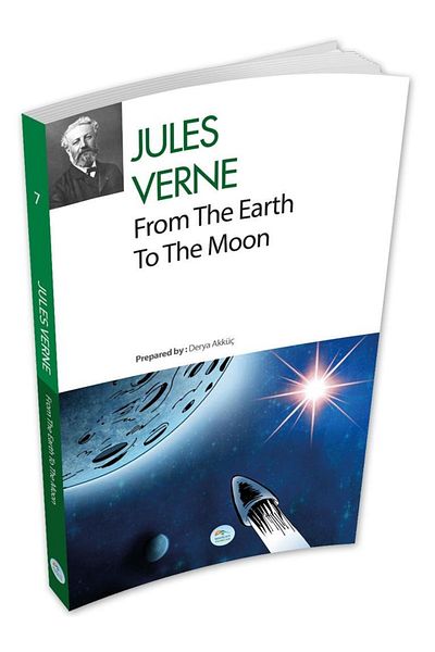 Mavi Çatı Yayınları "من الأرض إلى القمر" من Jules Verne - منشورات Maviçatı
