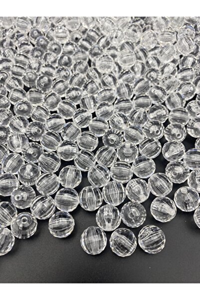 Hedef Bijuteri 14mm Şeffaf Renk Dünya Model Akrilik Boncuk,takı , Çanta Yapım...