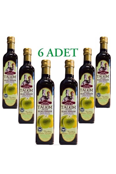 YÖREM ORGANİK Talkım Elma Sirkesi 500 ml Organik 6 Adet