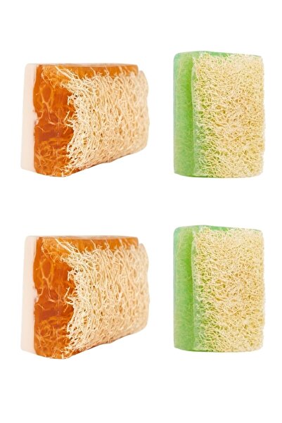 Efsun Premium El Yapımı Doğal Kabak Lifli Eşek Sütü Ballı& Aloe Vera Sabunu 4...