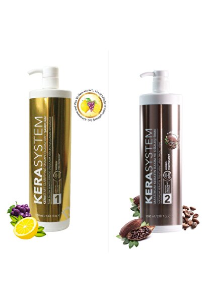 KERASYSTEM Düzleşrirme Professional Keratin Bakımı Seti 1000 ml 1000 ml