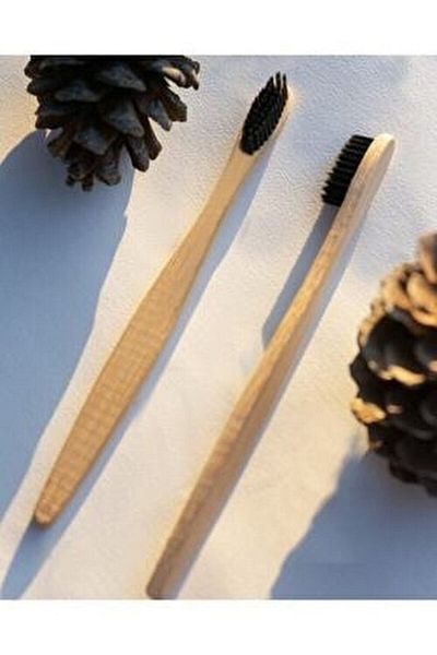 Smyak Antibacterial Natural Bamboo Soft Toothbrush for Sensitive Gums