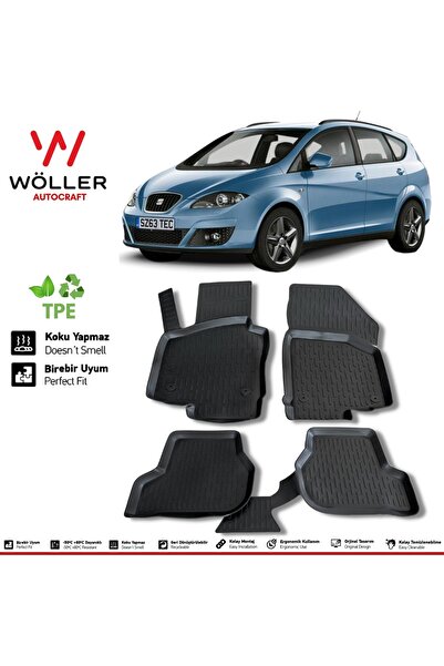 wöller Seat Altea Xl Paspas 2008 Sonrası 3d Havuzlu Paspas