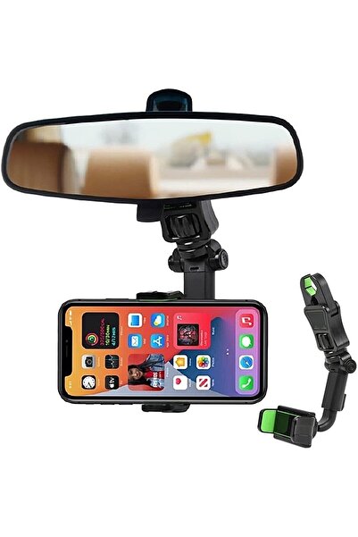 resolut Dikiz Aynası Telefon Tutucu Araç Içi Dikiz Ayna Ve Arka Koltuk Için Ayarlı Telefon Tutucu