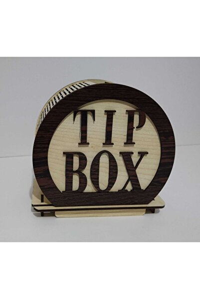 Genel Markalar Tip Box Ahşap Bahşiş Kutusu