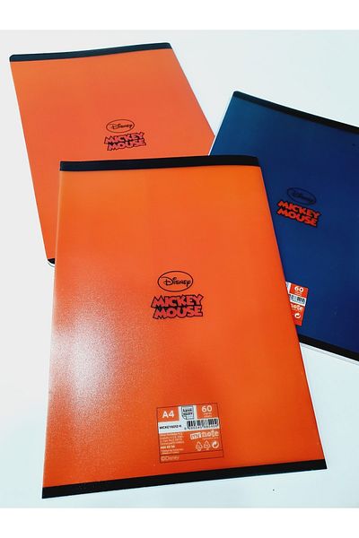 Mynote Micky Mouse Checkered Triple Set Notebook