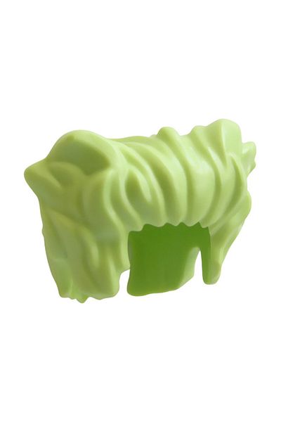LEGO Original Accessory Moc Minifigure Minifigure Ghost Yellowish Green Men's Hair 1 Piece Will Be Sent