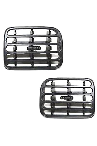 ZETOTO Clio 2 Symbol Havalandırma Izgarası Orta Sol Sağ Takım Siyah