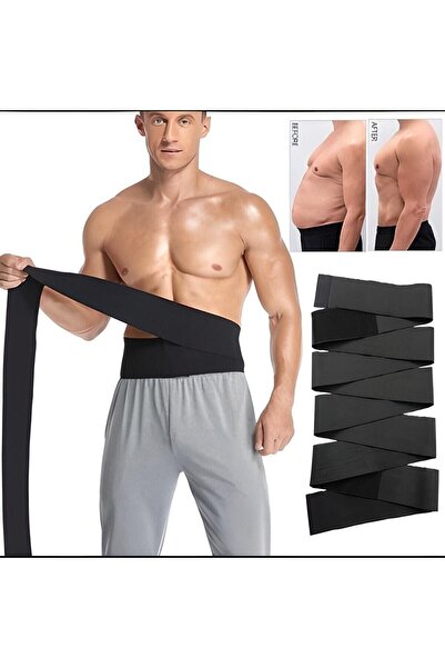 Sh Mağazacılık Bele Dolamalı Kum Saati 4m Sarma Bel Korsesi Unisex Waist Trainer