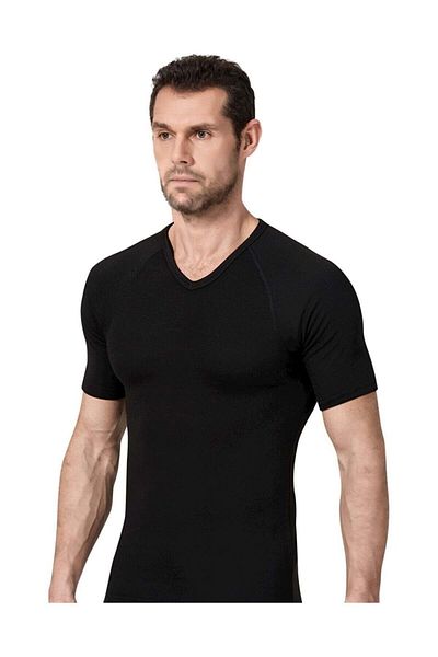 Namaldı Men's Thermal Short Sleeve V-Neck Undershirt 173 Pack of 12