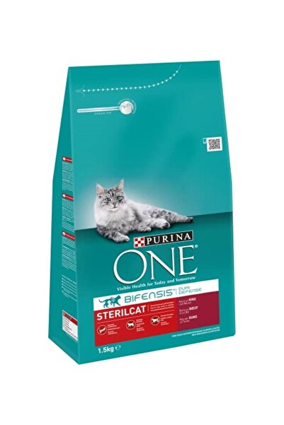 Purina One Sterilised Sığır Etli Kısırlaştırılmış Kedi Maması 1.5 Kg