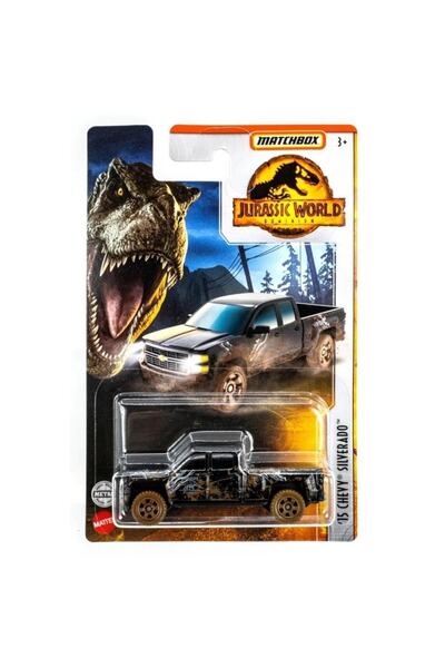 Matchbox 1:64 Jurassic World Tekli Araçlar 15 Chevy Sılverado Hbh10