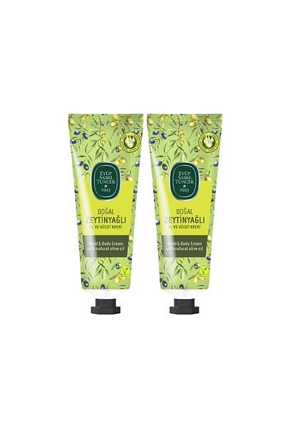 Eyüp Sabri Tuncer 50 Ml Natural Hand and Body Cream with Olive Oil - X 2