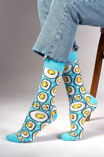 Ozy Fashion Дамски чорапи с шарка на яйца