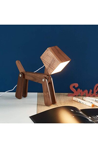 hü ma tasarım ve aksesuar Çocuk Genç Odası Için Köpek Doğal Ahşap 3d Puzzle A...