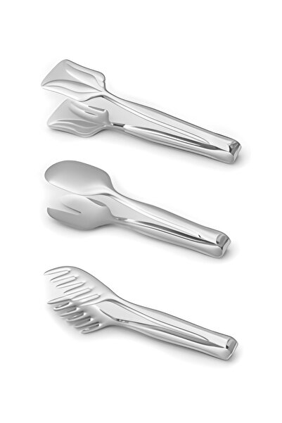 ÖzSa Home 3'lü Servis Sunum Makarna Pasta Salata Kek Maşa Seti Takımı