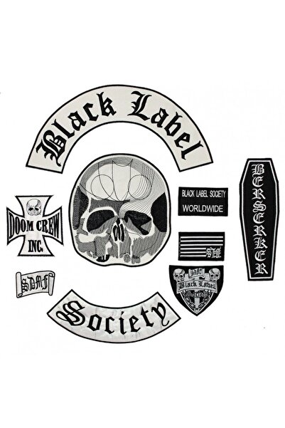 Genel Markalar Black Label Society Patch Yama Seti