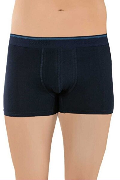 Öztaş Underwear Öztaş 1717 Cotton Erkek Lycra Boxer Lacivert