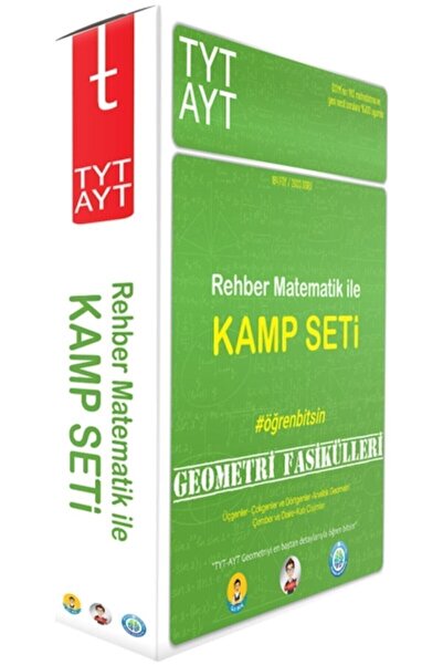 Tonguç Yayınları Rehber Matematik Ile Tyt-ayt Geometri Fasikülleri Kamp Seti ...
