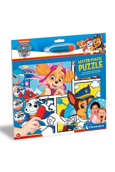 CLEMENTONI - 30 Piece Water Magic Frame Puzzle - Paw Patrol 22710