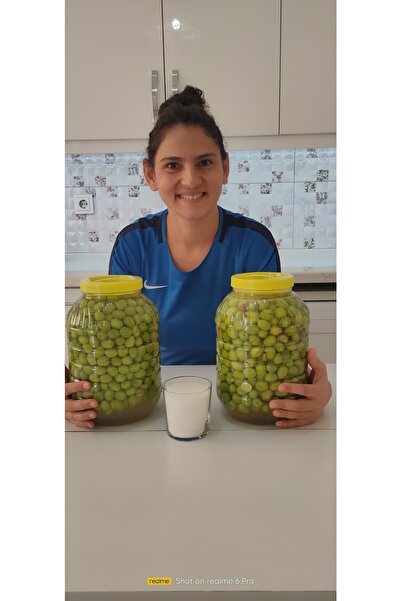 mut incisi zeytin & zeytinyağı Kırma Yeşil Zeytin Net : 3,5 Kg
