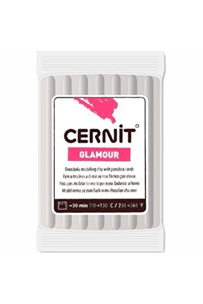 Cernit Glamour Polimer Kil 56gr Silver 080