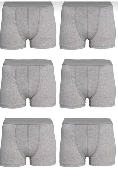 Duru Οικονομική συσκευασία Lycra 6 τεμαχίων γκρι μπόξερ