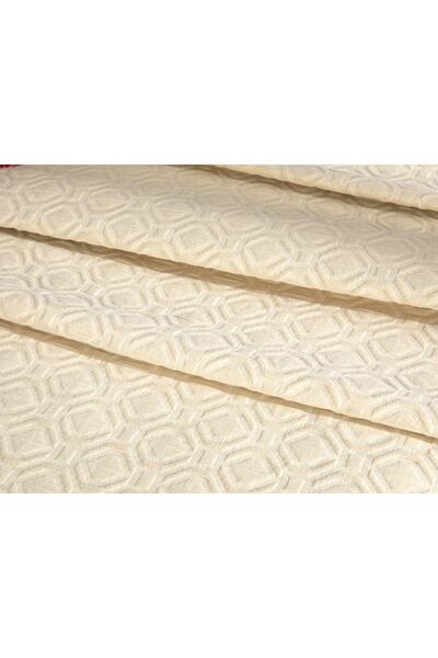 English Home Direct Message Delilah Kabartma Jakar Çift Kişilik Yatak Örtüsü Takımı 240x260 Cm Krem