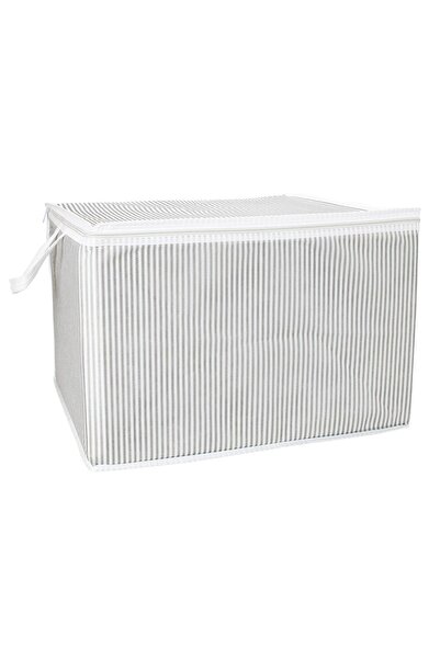 ALAS Țesătură nano impermeabilă cu dungi gri New Season - Set de 4 bucăți de ...