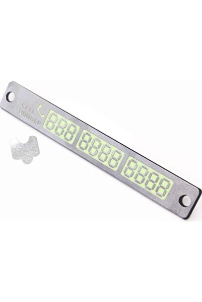 Bifirsat Ön Cama Yapışan Cam Yazıları Araç Içi Cep Telefonu Fosforlu Numaratörü