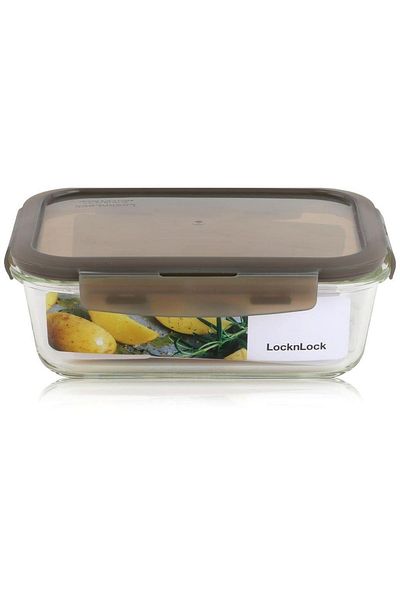 Lock & Lock Locknlock Euro Oven & Storage Container Quadrilateral 1.0 Lt Gray