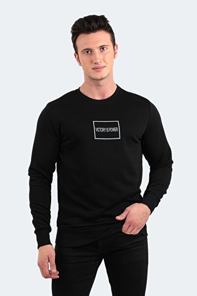 Slazenger Sports Sweatshirt - Black - Slim