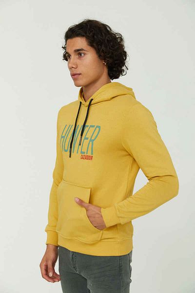 Cazador Τζαζ 5156 3 σχοινιά. Hooded Sweat Hunt - Μουστάρδα