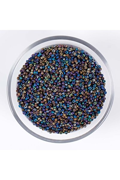 yfhobi 50 Gram - Küçük Boy Kum Boncuğu, 1.5 Mm, Takı Yapım Boncuğu, Mat Janja...