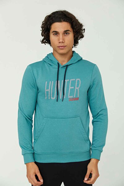 Cazador Caz 5156 3 Ipl. Kapüşonlu Sweat Hunt.nefti