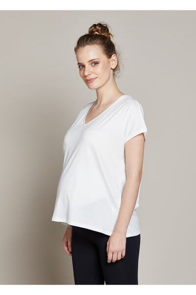 GEBE Organik Hamile Tişörtü Sima