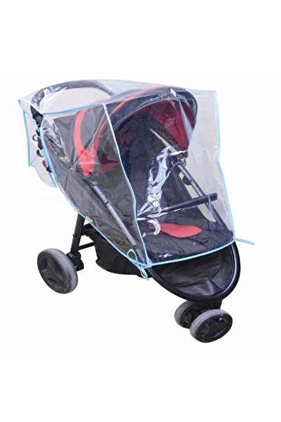 ARMYHOME للأسف غطاء المطر لعربة الأطفال باللون الأزرق