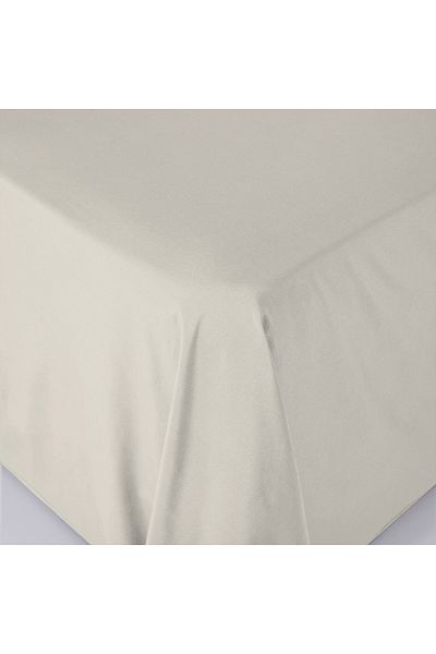 Chakra Double Fitted Sheet Ecru