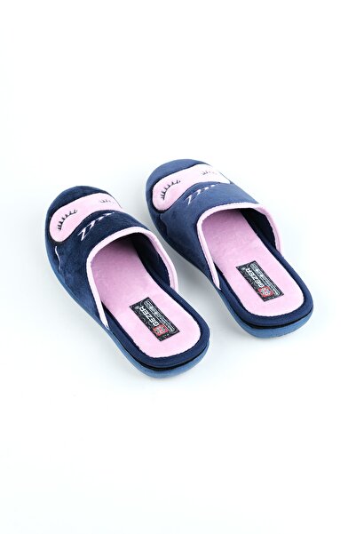 GEZER Kışlık Kadın Çıkarılabilir Cırtlı Taban Ev Terlik