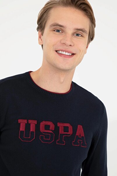 U.S. Polo Assn. Polo 1429128 Pulover tricotat pentru bărbați/albastru închis/xl