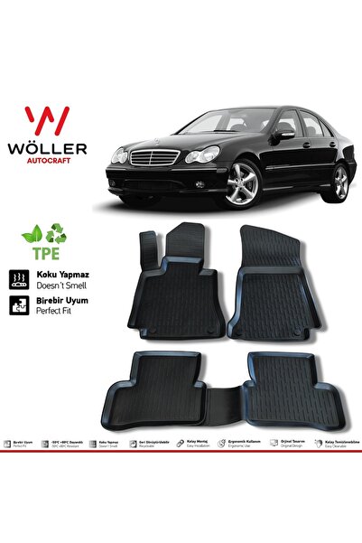 wöller Mercedes C Serisi W203 Paspas 2000 2007 Arası 3d Havuzlu Paspas
