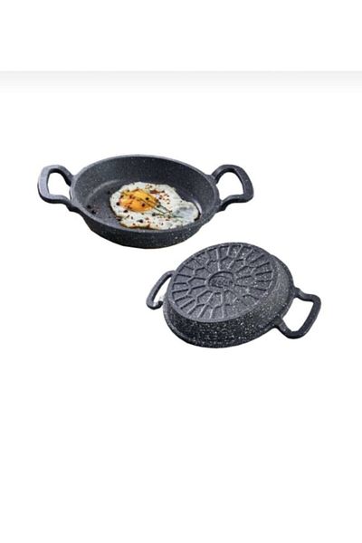 Eda Cast Iron Pan 20 Cm And 22 Cm 2 Liters