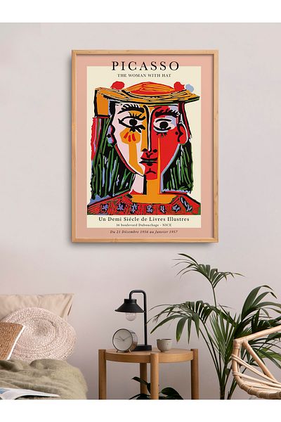 HOMEPACK Единична картина с естествена дървена рамка Tk/026