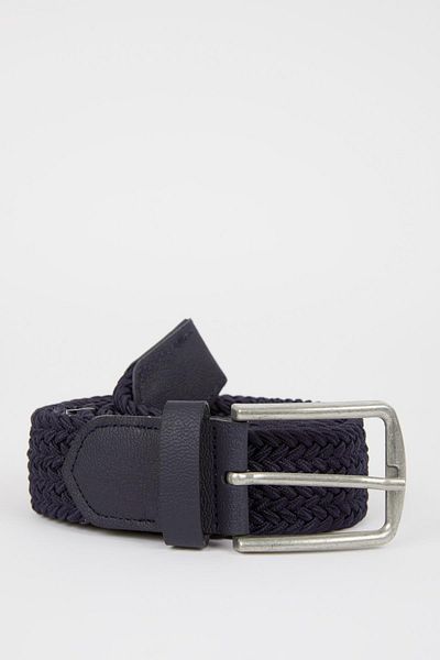DeFacto Men's Rectangular Buckle Jean Belt X0272azns