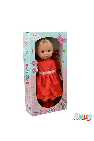 Halley Oyuncak دمية لارا في فستان أحمر