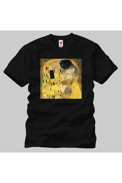 Built By Crazy Tricou unisex Gustav Klimt The Kiss